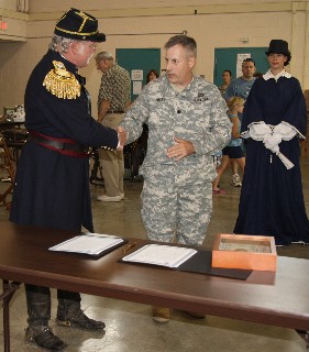 Handshake solidifying 'Friends' relationship